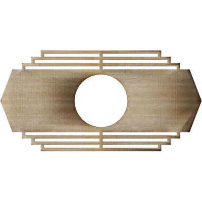 Médaillon de plafond en bois Chrysler