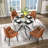 Tushima Arm Chair Dining Chair (Set of 4)-1788824864