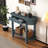 Elegant Retro Console Table With Curved Design And Smooth Glaze For Entryways, Living Rooms And Hallways-1940651352