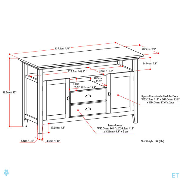 Dimensions du produit