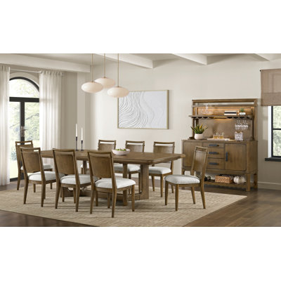 9 Piece Dining Table Set with 8 Dining Chairs