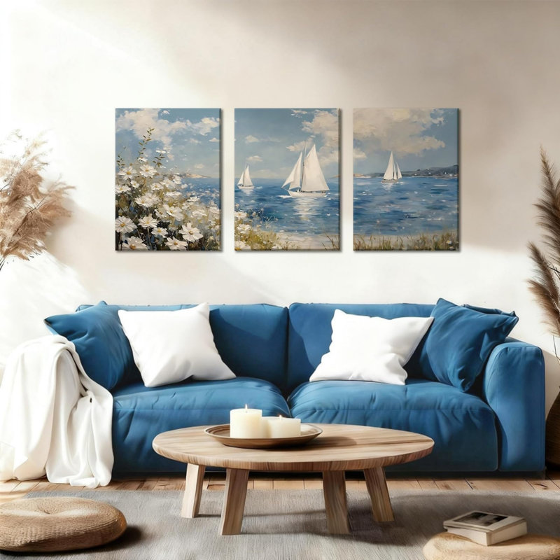 Ensemble de 3 décorations murales 16 x 24 pouces