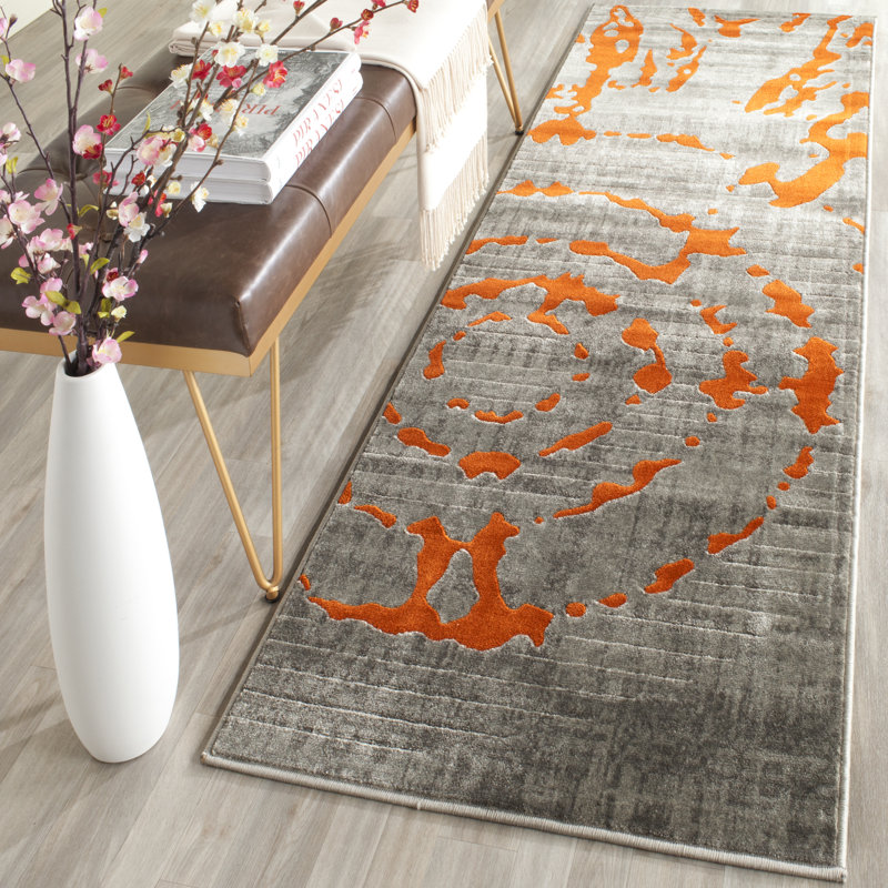 Deasia Porcello Performance Abstract Rug, Runner 2'4" x 11'