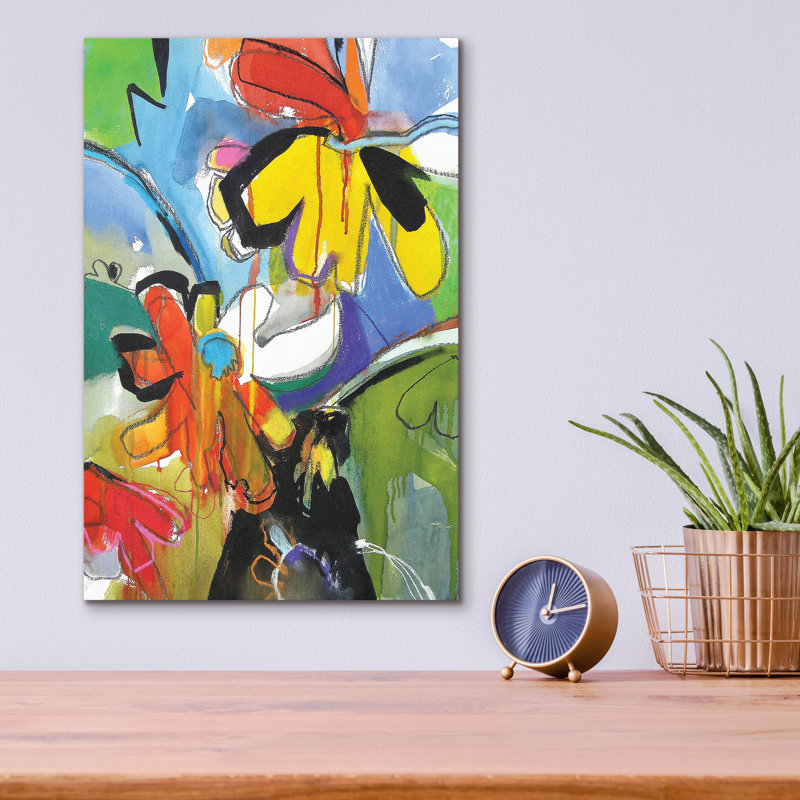 Epic Art «Fresh Daisies» par Alice Weil, acrylique «Fresh Daisies» par Alice Weil, H 16 po x l 12 po x P 0,13 po