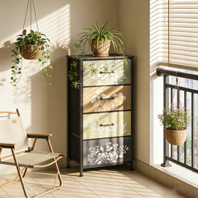 Dresser For Bedroom With Drawers, For Storage And Organization, With Storage For Clothes, For Living Room, Bedroom, Hallway by Hokku Designs