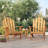 Adirondack Chair Patio Lawn Chair Weather Resistant Solid Wood Teak