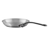 Mauviel M'COOK CI 5-Ply Stainless Steel Frying Pan With Cast Iron Handle, 11.8-In