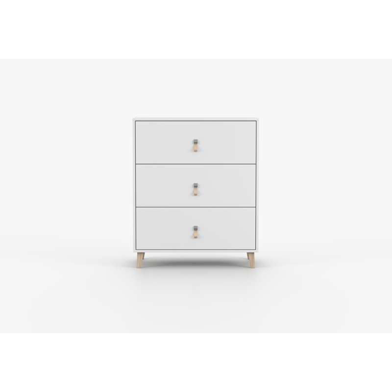80 cm W Chest of 3 Drawers