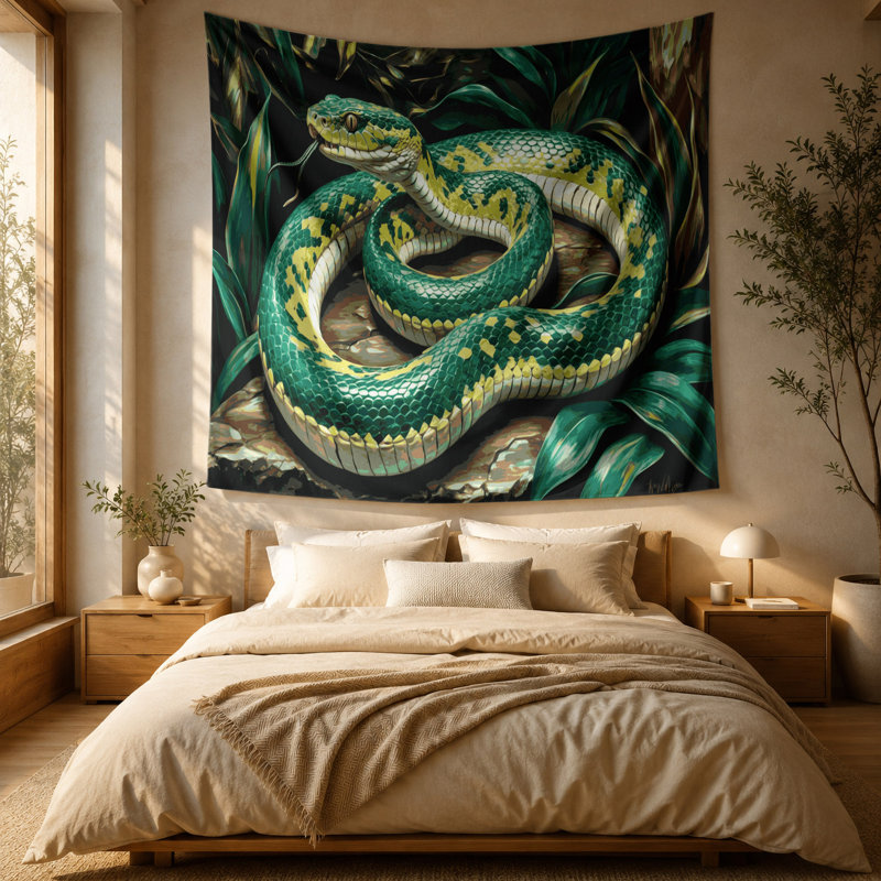 Tapisserie murale Wildlife, 88 po x 104 po