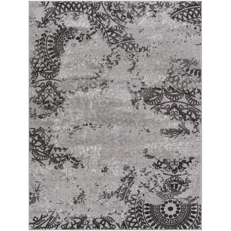 Hunedoara Abstract Indoor Rug, Rectangle 5'2" x 7'
