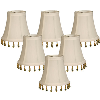 4'' H Silk Bell Candelabra Shade