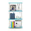 Johnston 4 Tier Toolless Assembly Shelving Unit Bookcase-39824653