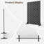 Écran d'intimité 72 po, panneaux d'intimité décoratifs autoportants pour balcon, cour et jardin-116177586