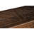 Geometric Carved Solid Wood Storage Ottoman-331449315