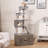 Jaelin Claresa Cat Tree with Litter Box Enclosure, Hidden Washroom Litter Box Tree with Sisal Scratching Post and Soft Plush Perch, Wooden Cat Furniture with Multiple Platforms-783148964