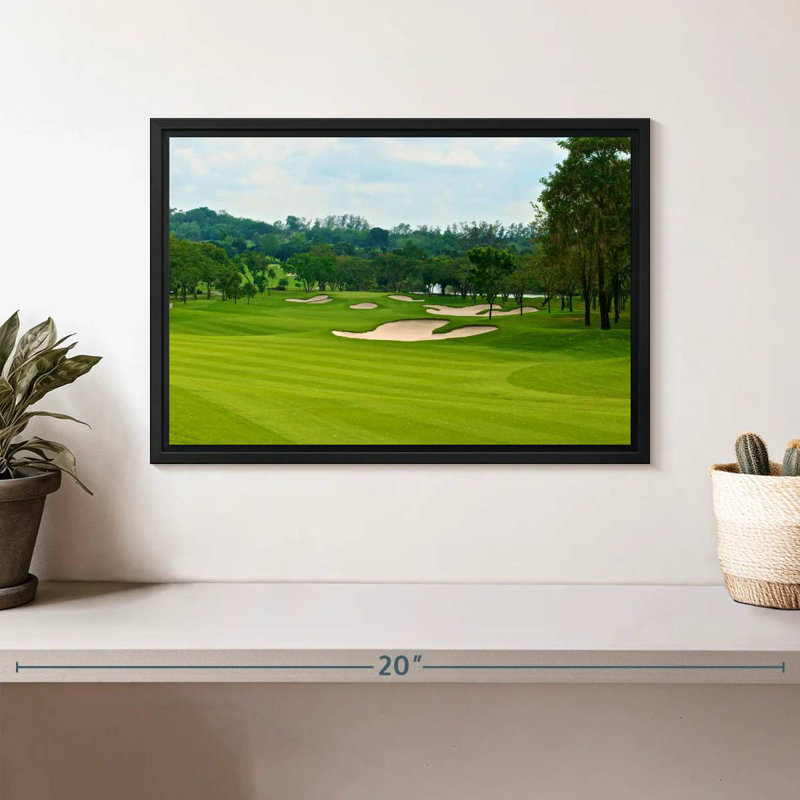 Magnifique terrain de golf Sireci, H 9 po x l 13 po
