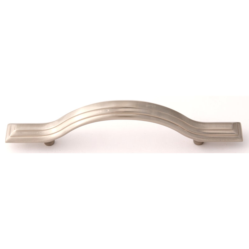 Geometric Arch Pull, Satin Nickel