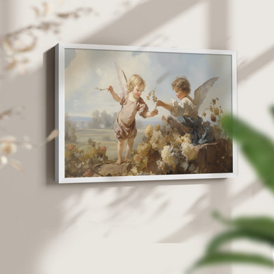 Angels From Above-XIII -Framed Print - Restickable