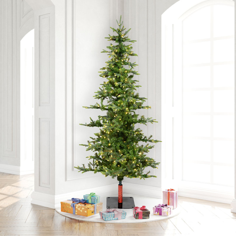 Shawnee 8' H Lighted Artificial Fir Christmas Tree