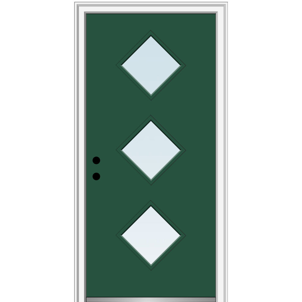 80'' Steel Front Entry Doors MMI DOOR Door 