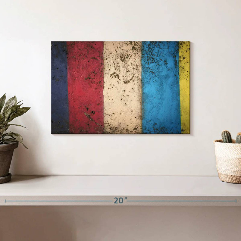 Avery Color Striped Concrete, 8" H x 12" W