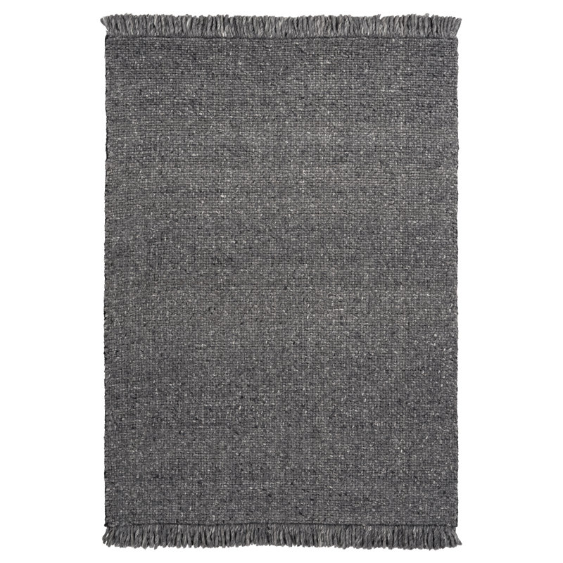 Dendron Solid Colour Hand Woven Area Rug, Rectangle 80 x 150cm