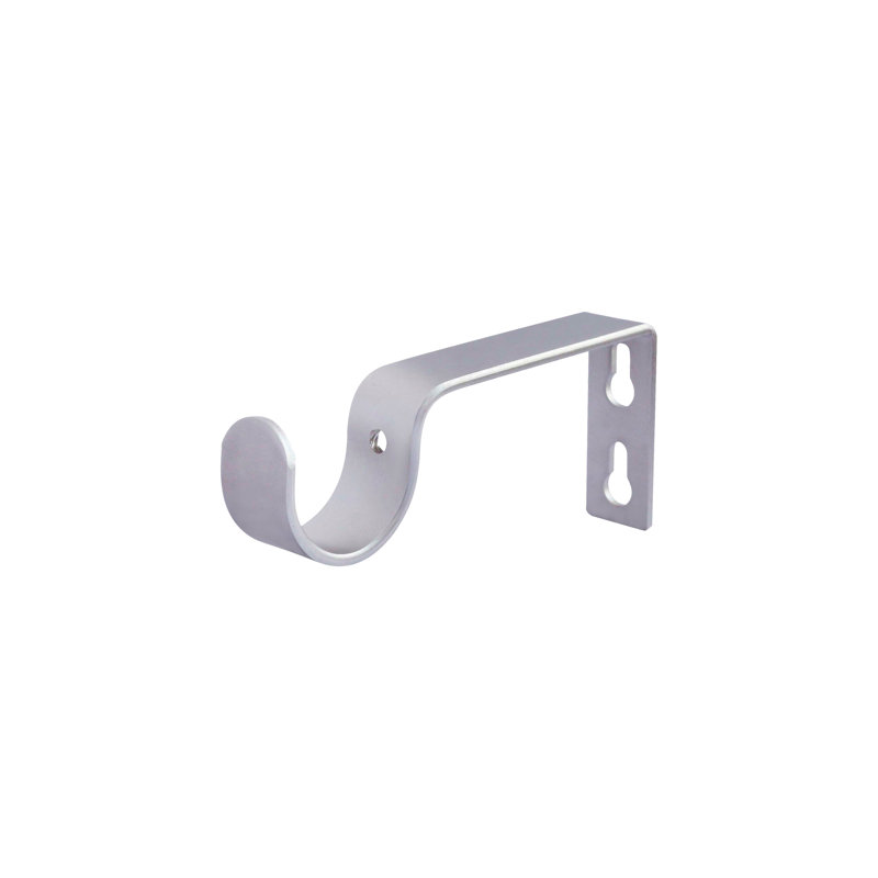Nehohmi 22-25mm Ball Curtain Pole, Chrome, 6cm H x 118.11cm W x 8.6cm D