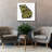 Epic Graffiti 'Georgia 2'  by Art Licensing Studio Canvas Wall Art, 37" x 37"