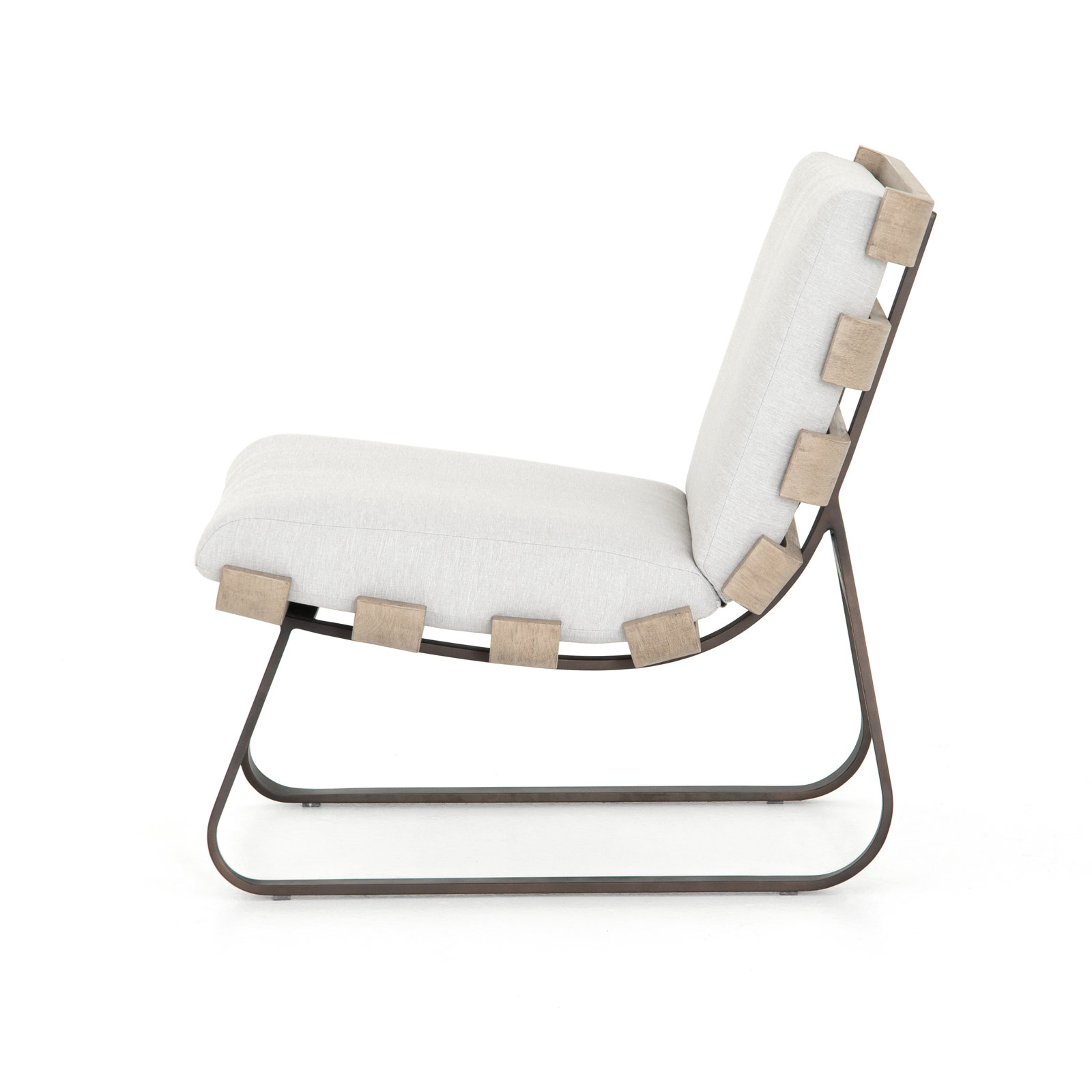 Shea Patio Lounge Chair, Stone Gray