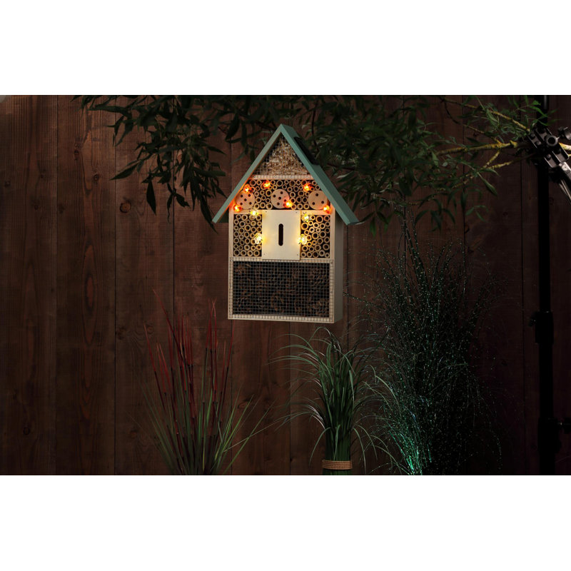 Insect Hotel With Solar Lights
