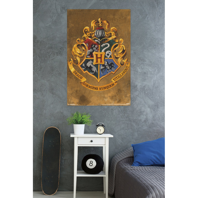 Impression sur papier poudlard crest harry potter-
