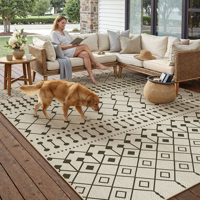 Tapis intérieur / extérieur Geovia, Rectangle 9' x 12'