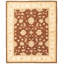 Tapis zone en laine beige/brune 5 pi 2 po x 6 pi 5 po main one-of-kind-noué la 2010 Hales