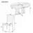Round Dining Table for 4 with Chairs Set-1992785663