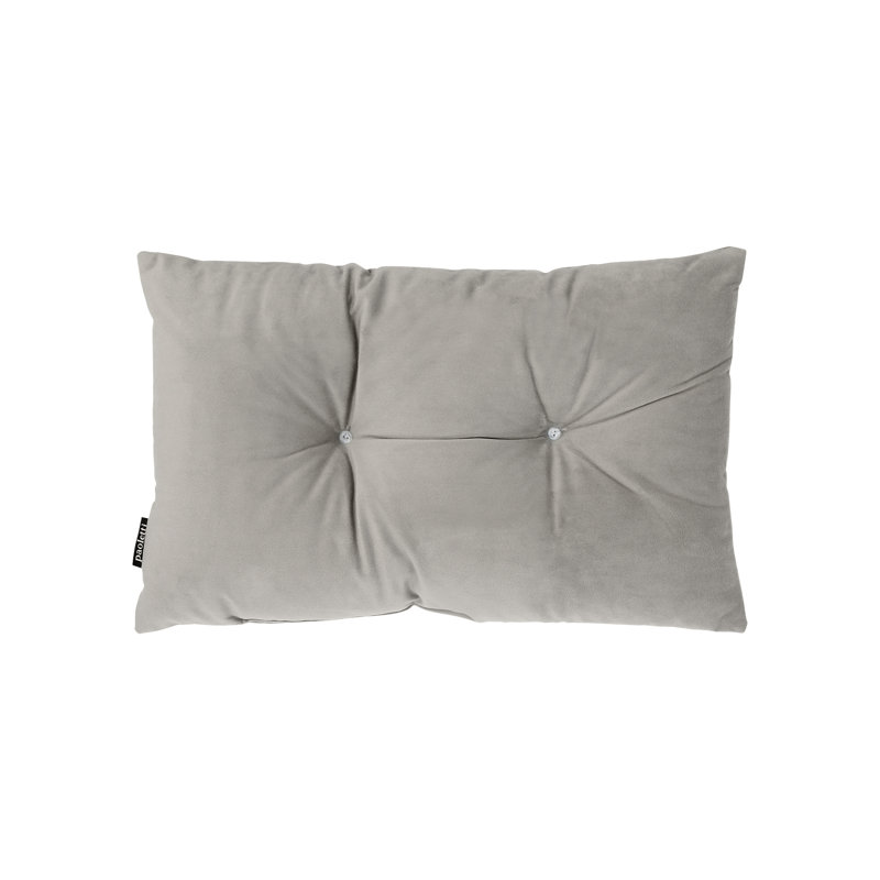 Rectangular Throw Cushion, Silver/Grey
