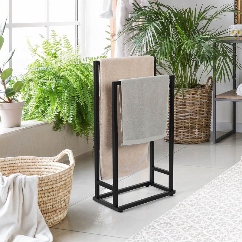 Lineville 41 cm L Towel Stand, Matte Black