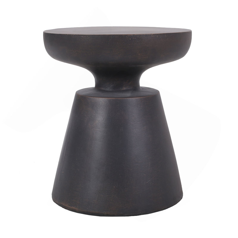 Outdoor Lightweight Concrete Side Table