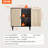 Rattan Cabinet Storage with 2 Magnetic Doors and Adjustable Shelves-106667683