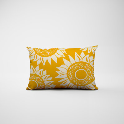 Polyester / Mélange de polyester Housse de coussin rectangulaire intérieure / extérieure lombaire et insert