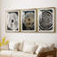 ABSTRACT Series CLVII - Impression encadrée sur mesure de qualité supérieure - 3 pièces-1664453115-1664453114