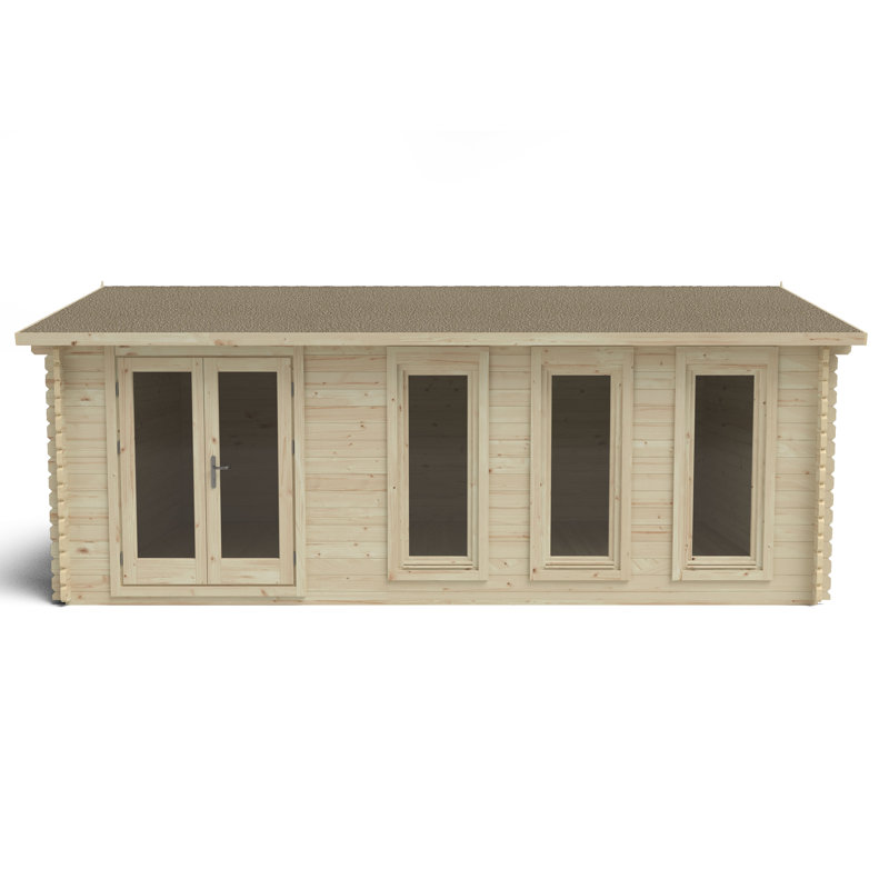 Blakedown 20 x 14 Ft. Tongue & Groove Log Cabin, Yes