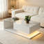 Tables basses, tables d'appoint, tables basses décoratives en verre avec effet DEL pour toutes les occasions d'utilisation à l'intérieur