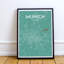 Munich City Map - No Frame Print-1339250741