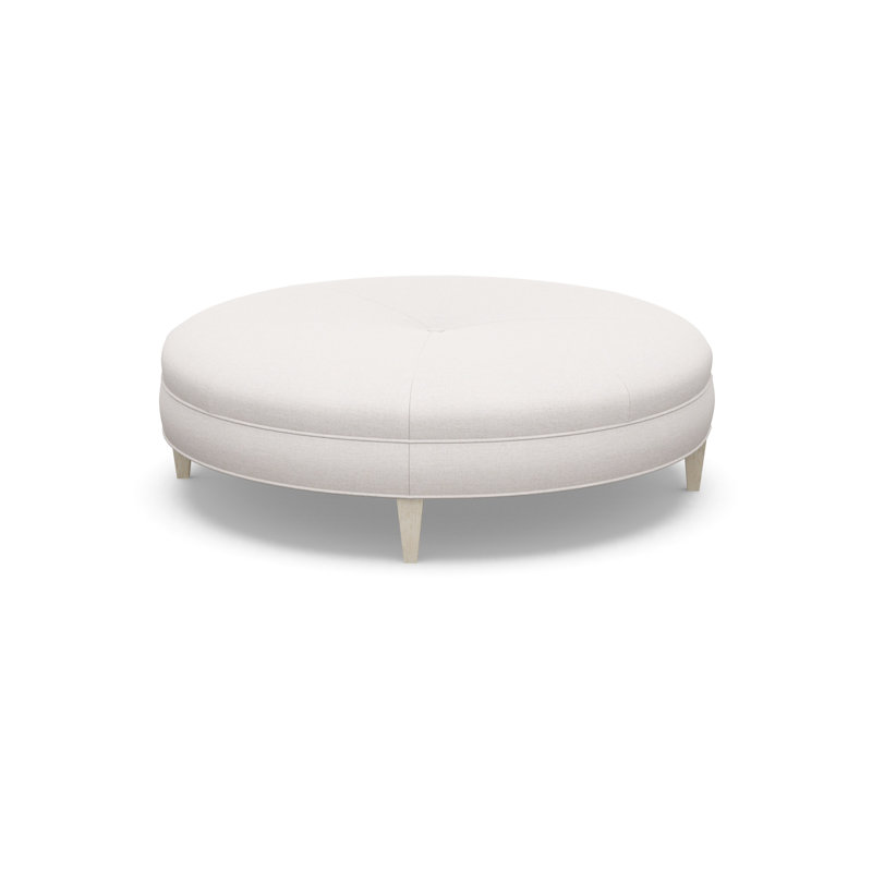 Round Ottoman, 9637-51, Sandstone
