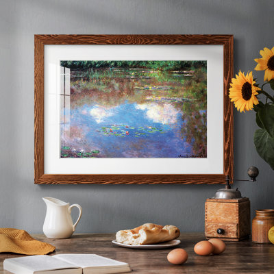 «Water Lily Pond # 4» par Monet, reproduction d'art encadrée