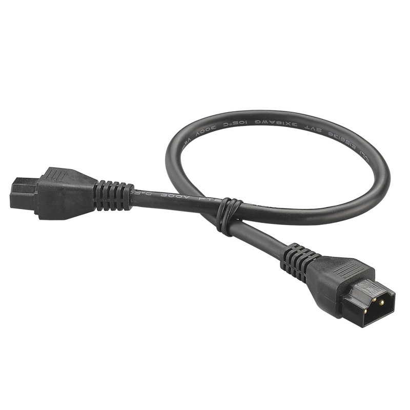 Linking Cord, 1" H x 12" W x 0.5" D, Black