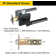 Handleset with 3 Deadbolt and Door Lever Rosette