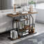 120cm Solid Wood Top Console Table