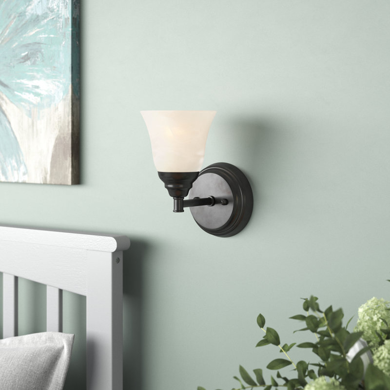 Clayten Steel Armed Sconce, Oil Rubbed Bronze