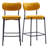 Medfield 26'' Modern Upholstered Bar Stools with Curved Backrest-347667743